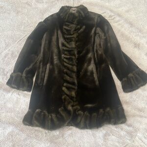 Jones New York Faux Fur Jacket